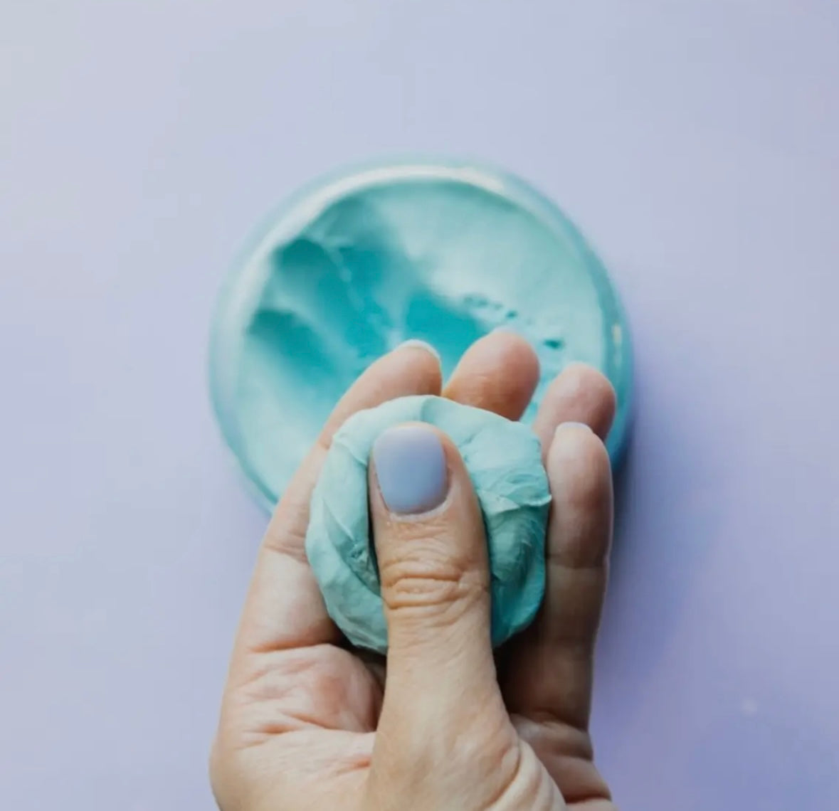 Pinch me therapy dough keychains