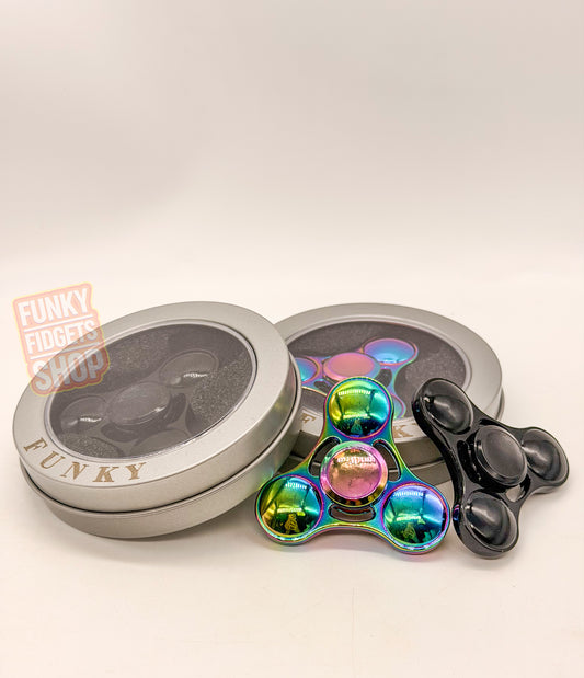 Weighted Metal Fidget Spinner - Funky
