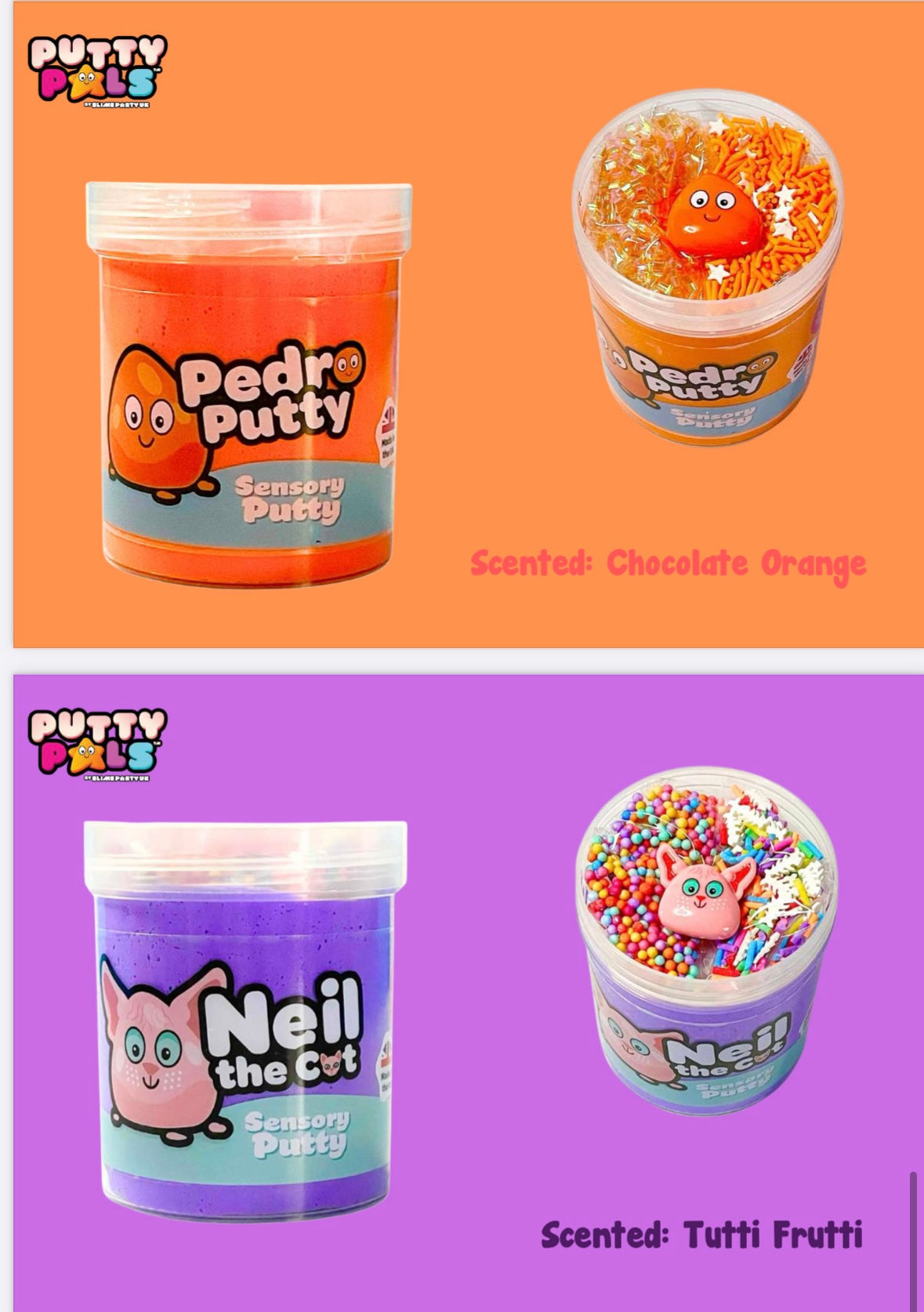 Putty Pals Sensory Putty - Cloud & None Stick