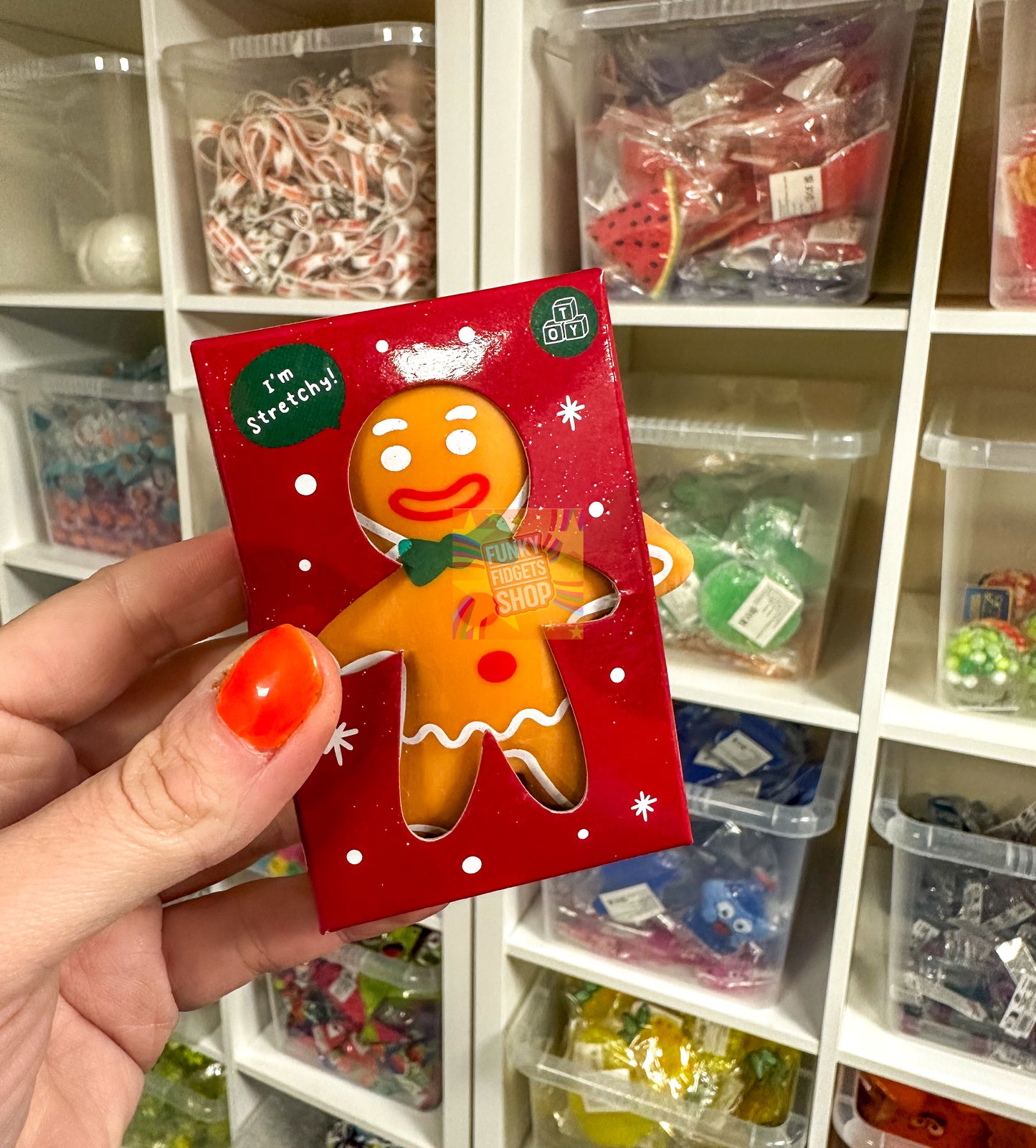 Stretchy gingerbread man