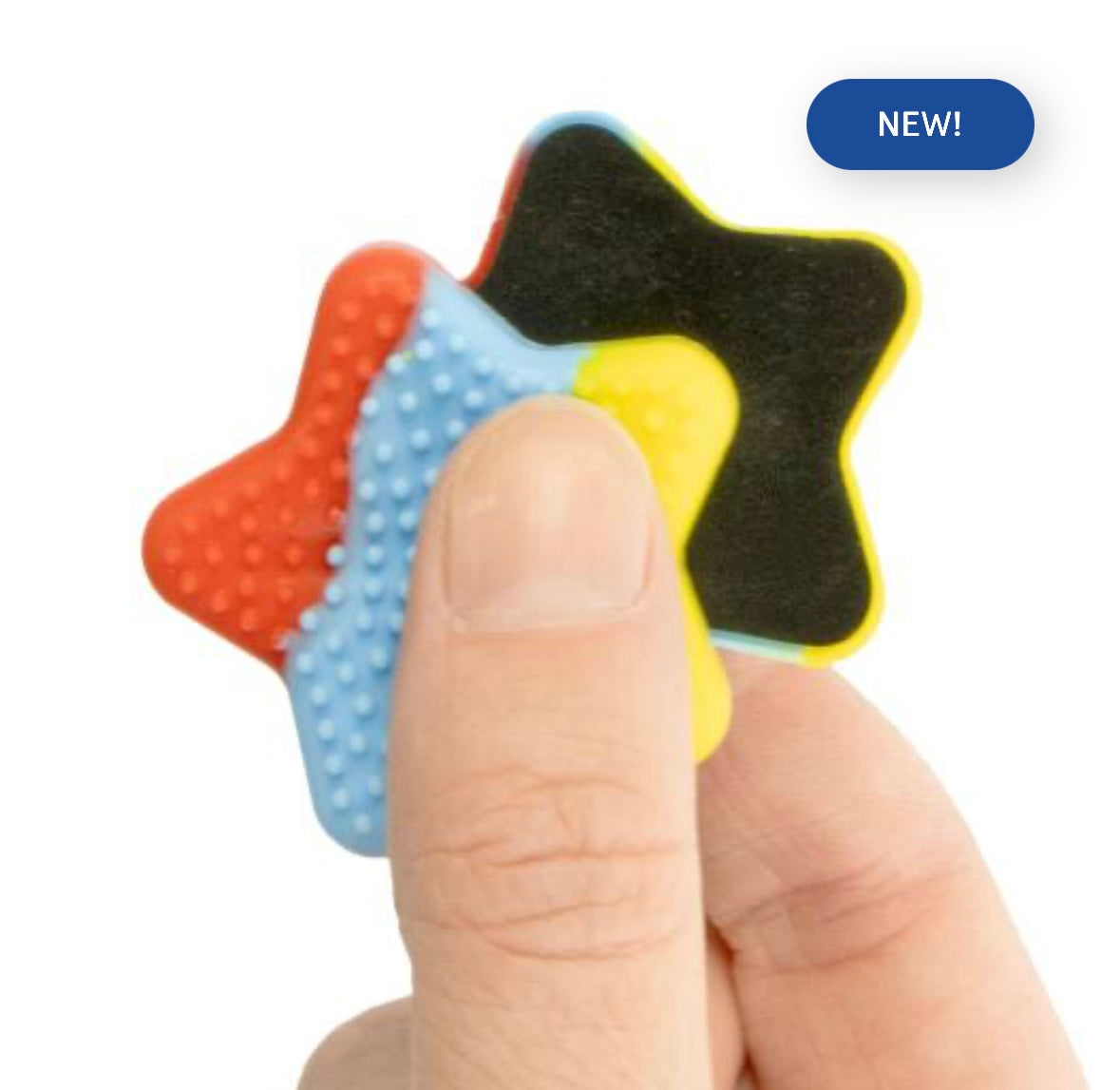 Fidget magnet textured slider