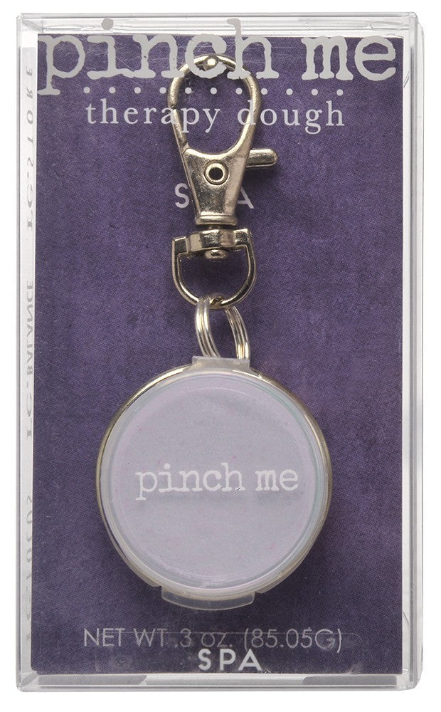 Pinch me therapy dough keychains