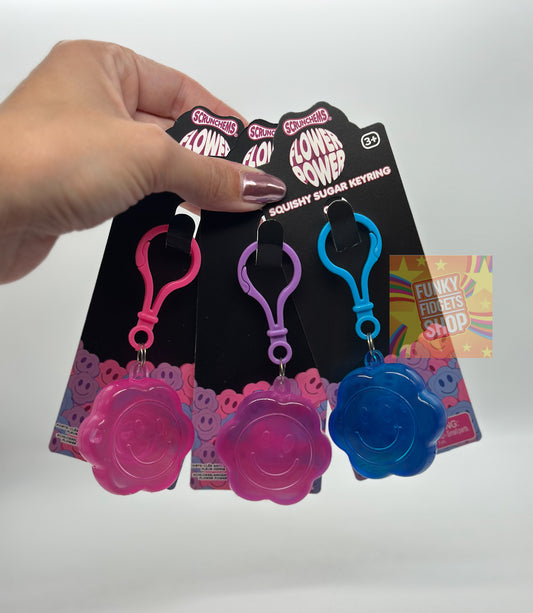 Scrunchems Flower Power Keychain