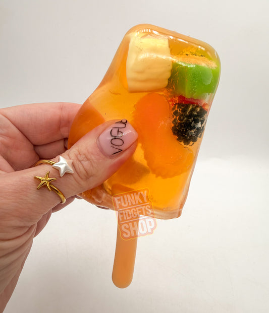 Funky Fruity Squishy Lollipop - JellyBall filled