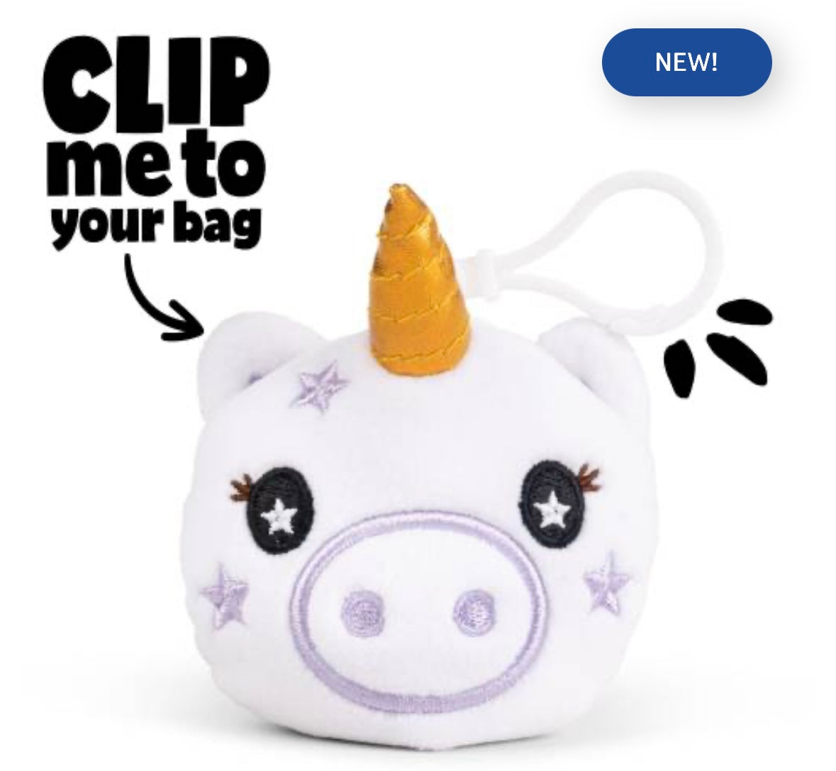 Crunchy Clip & Cuddle Plush Keyrings