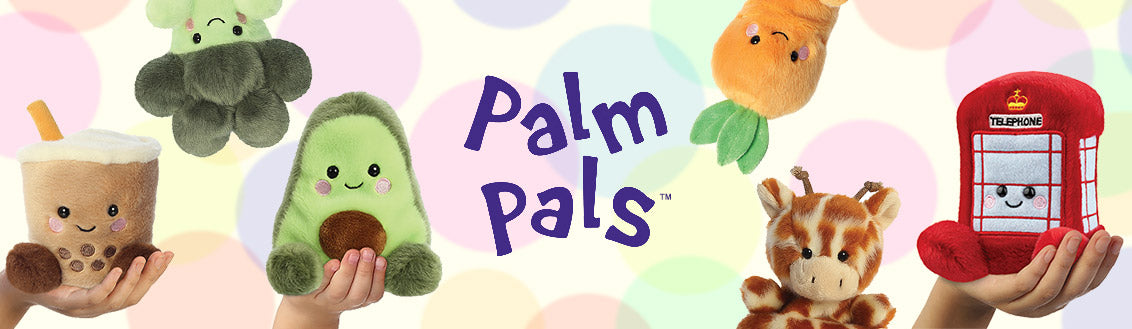 Palm Pals soft toys