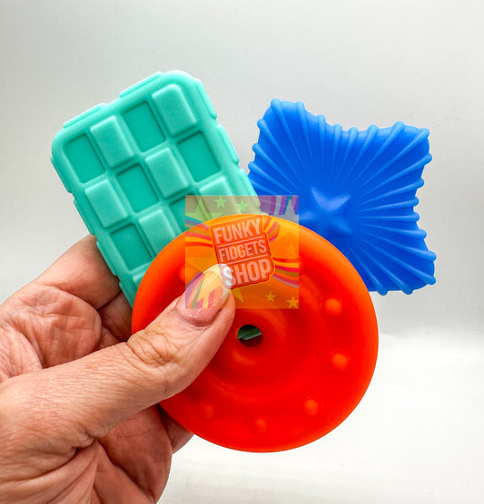 Chew safe sensory shapes - 6 pack