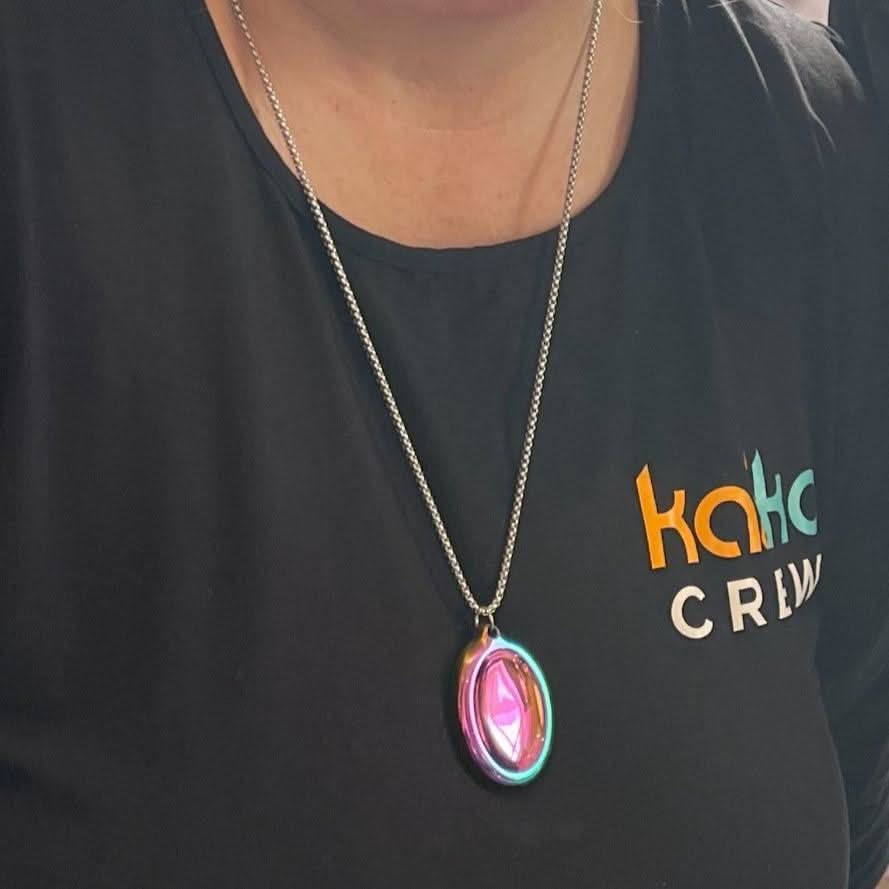 Kaiko groove stone necklace & Keychain duo