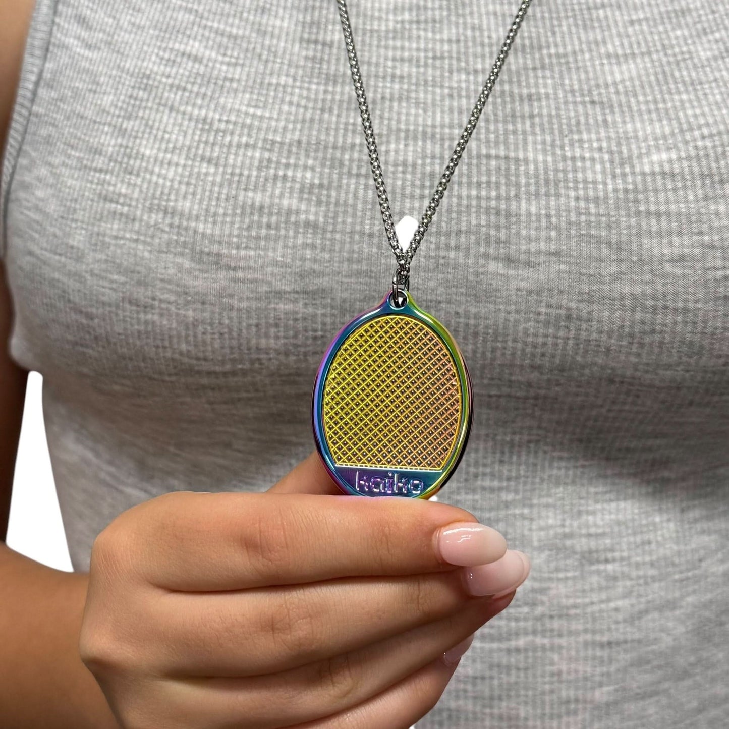 Kaiko groove stone necklace & Keychain duo