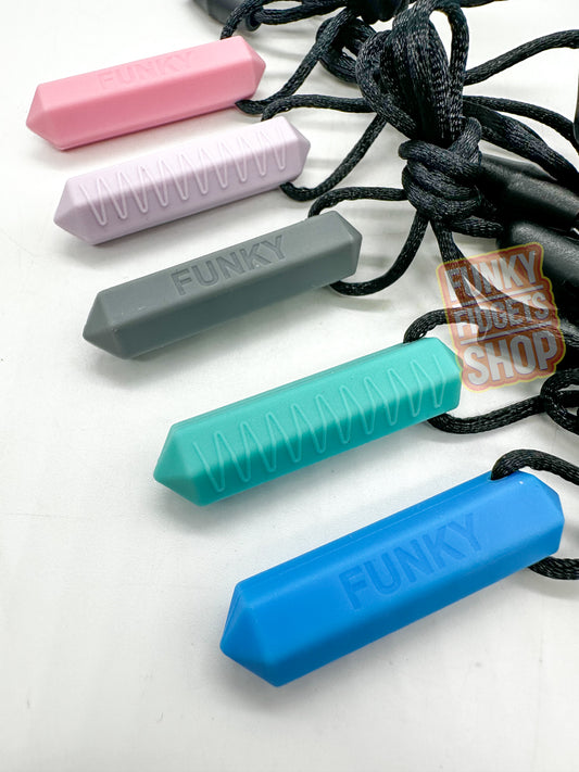 Funky Chew Necklace - Hexagonal
