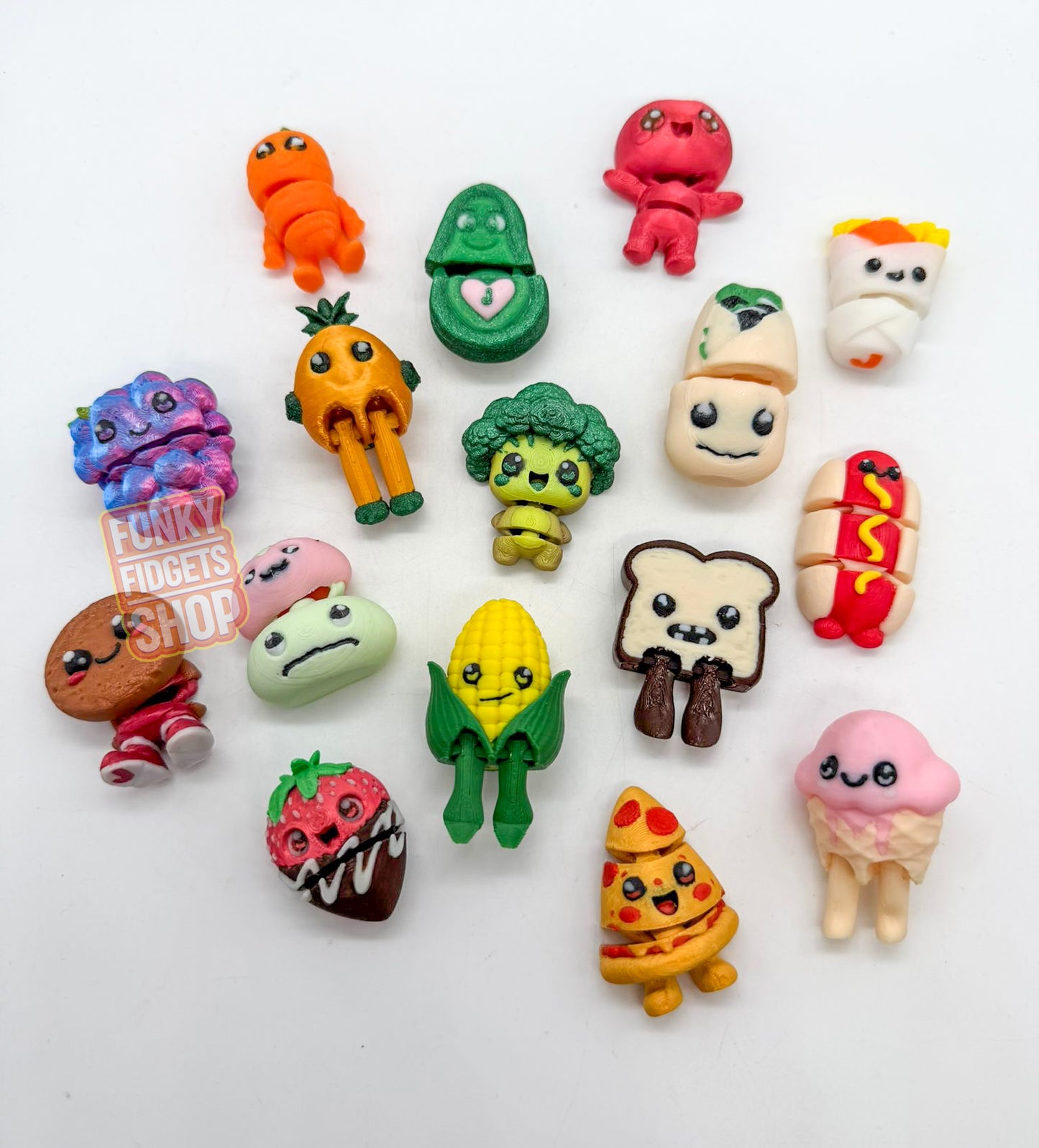 Jigglets - 3D printed wiggle collectibles