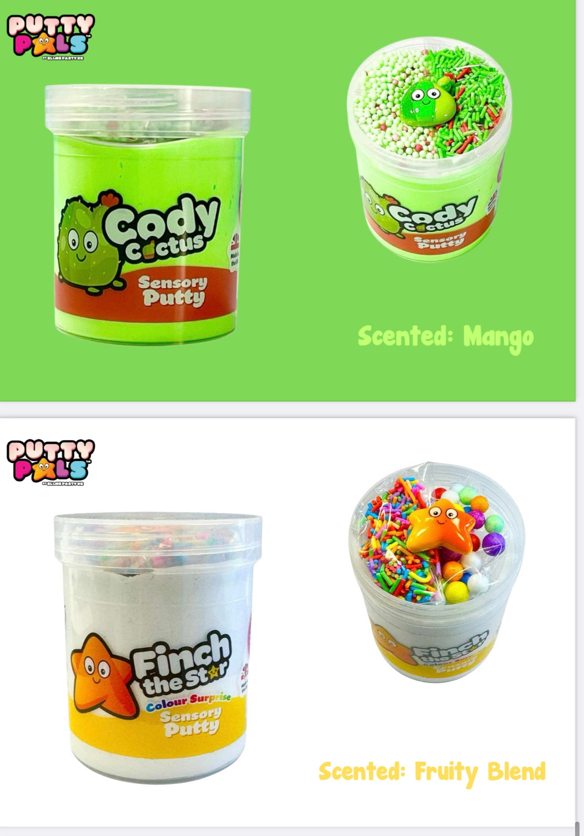Putty Pals Sensory Putty - Cloud & None Stick