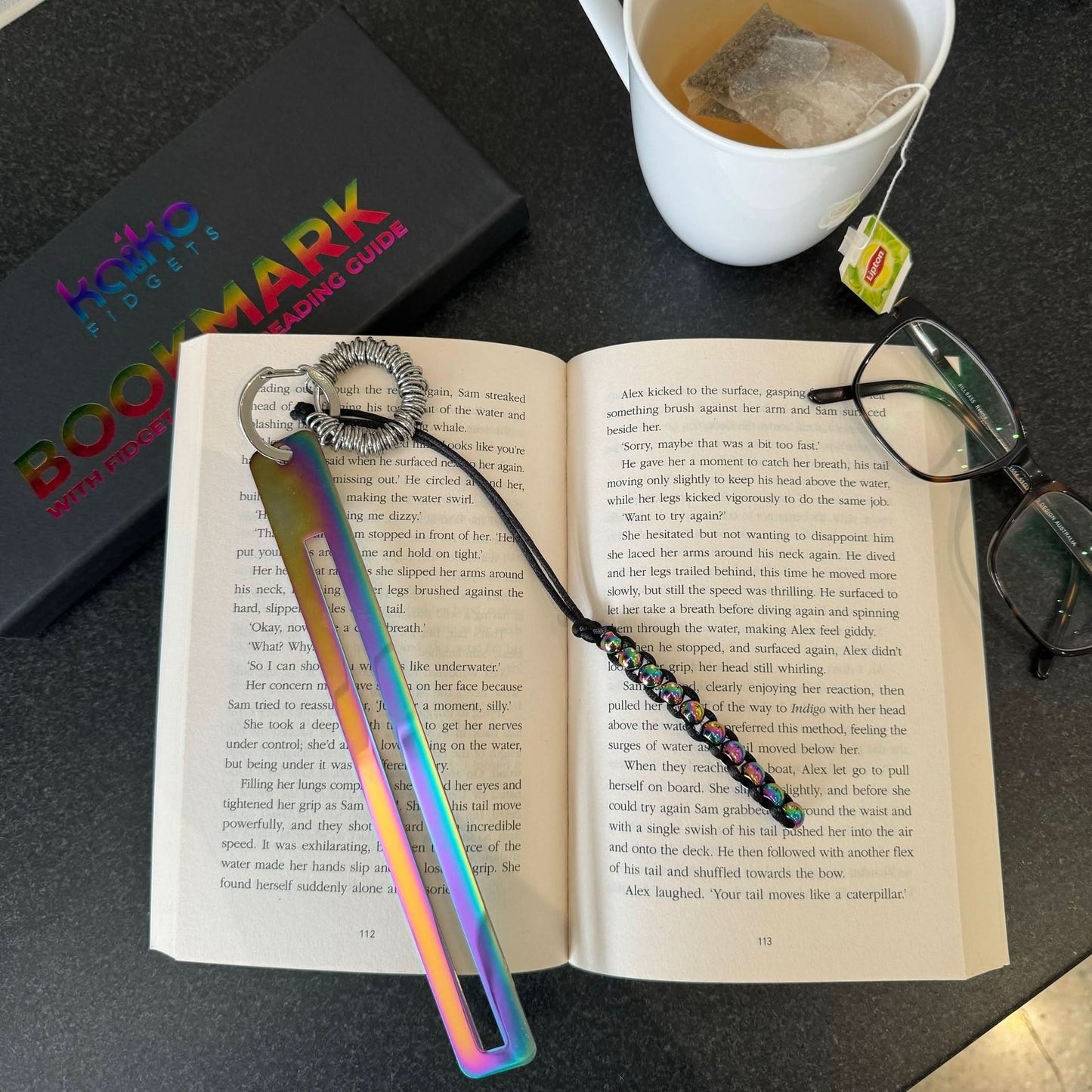 Kaiko Metal Bookmark & Reading guide