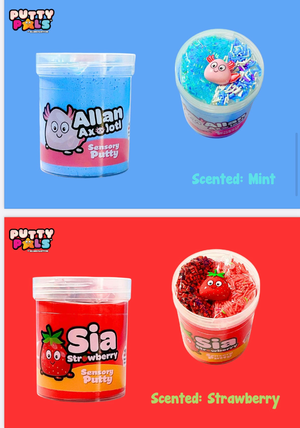 Putty Pals Sensory Putty - Cloud & None Stick