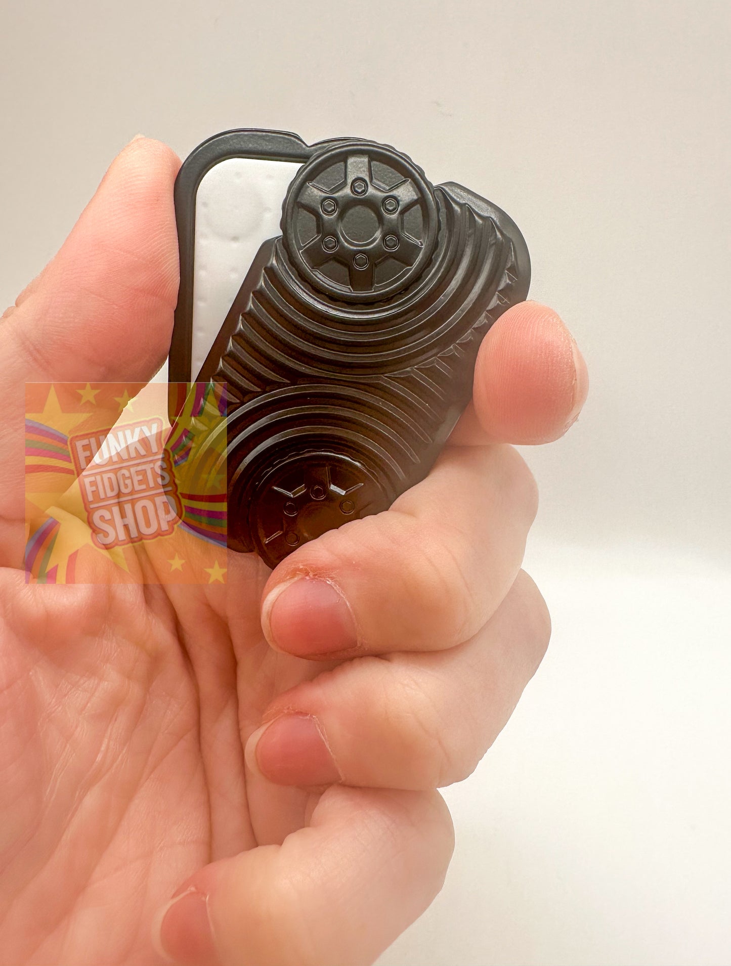 Funky metal slide & click