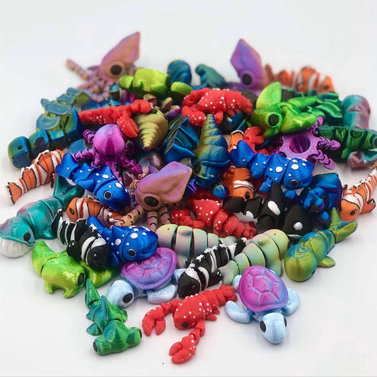 Jigglets - 3D printed wiggle collectibles