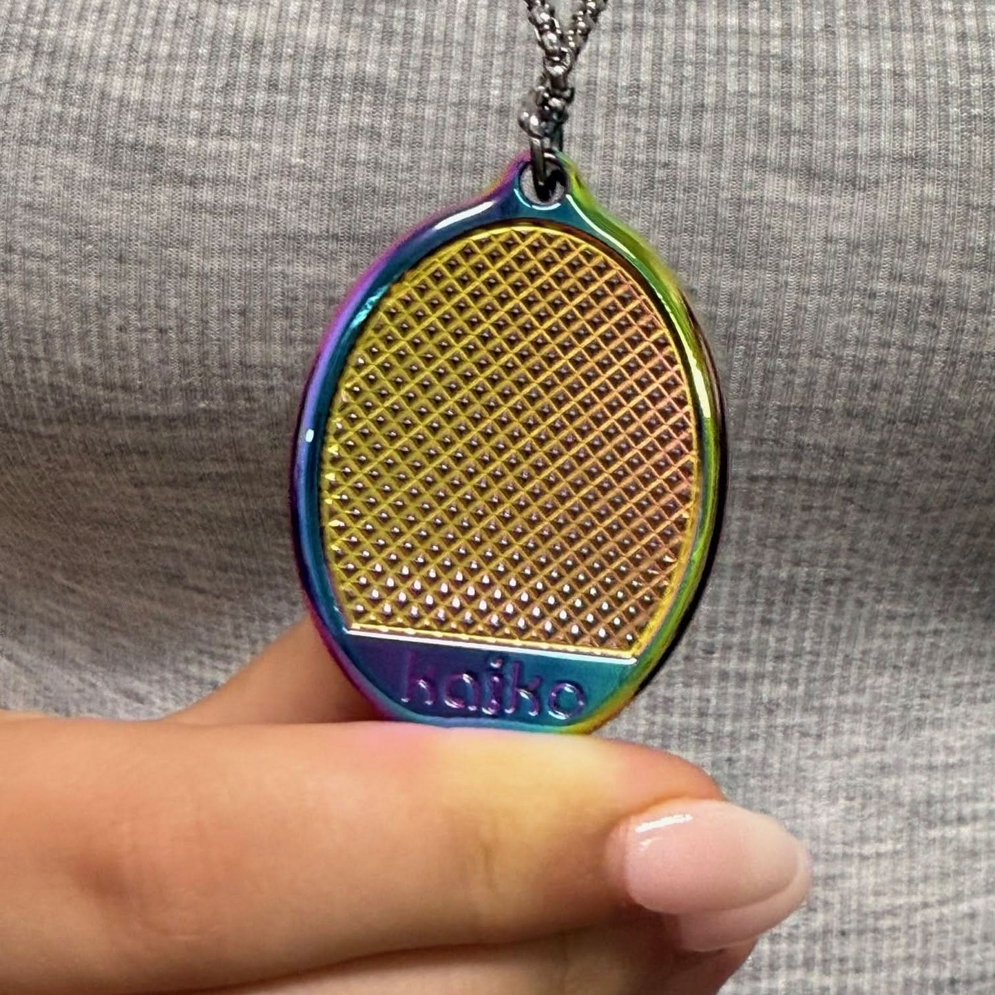 Kaiko groove stone necklace & Keychain duo