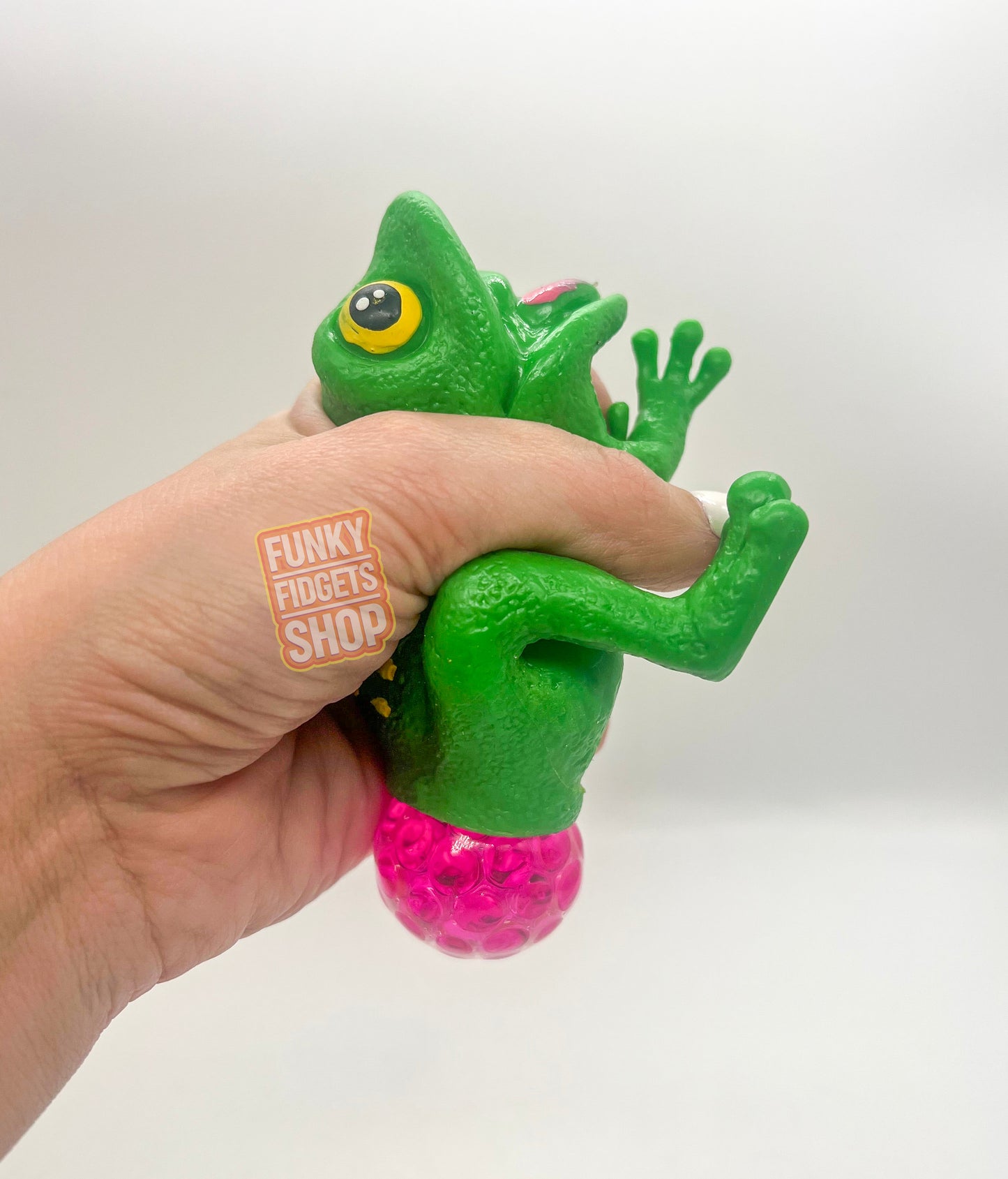 Squeezy frog with spawn