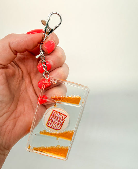 Funky Liquid Motion Keychain