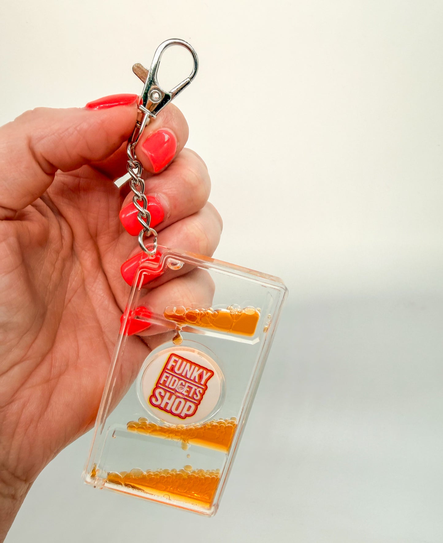Funky Liquid Motion Keychain