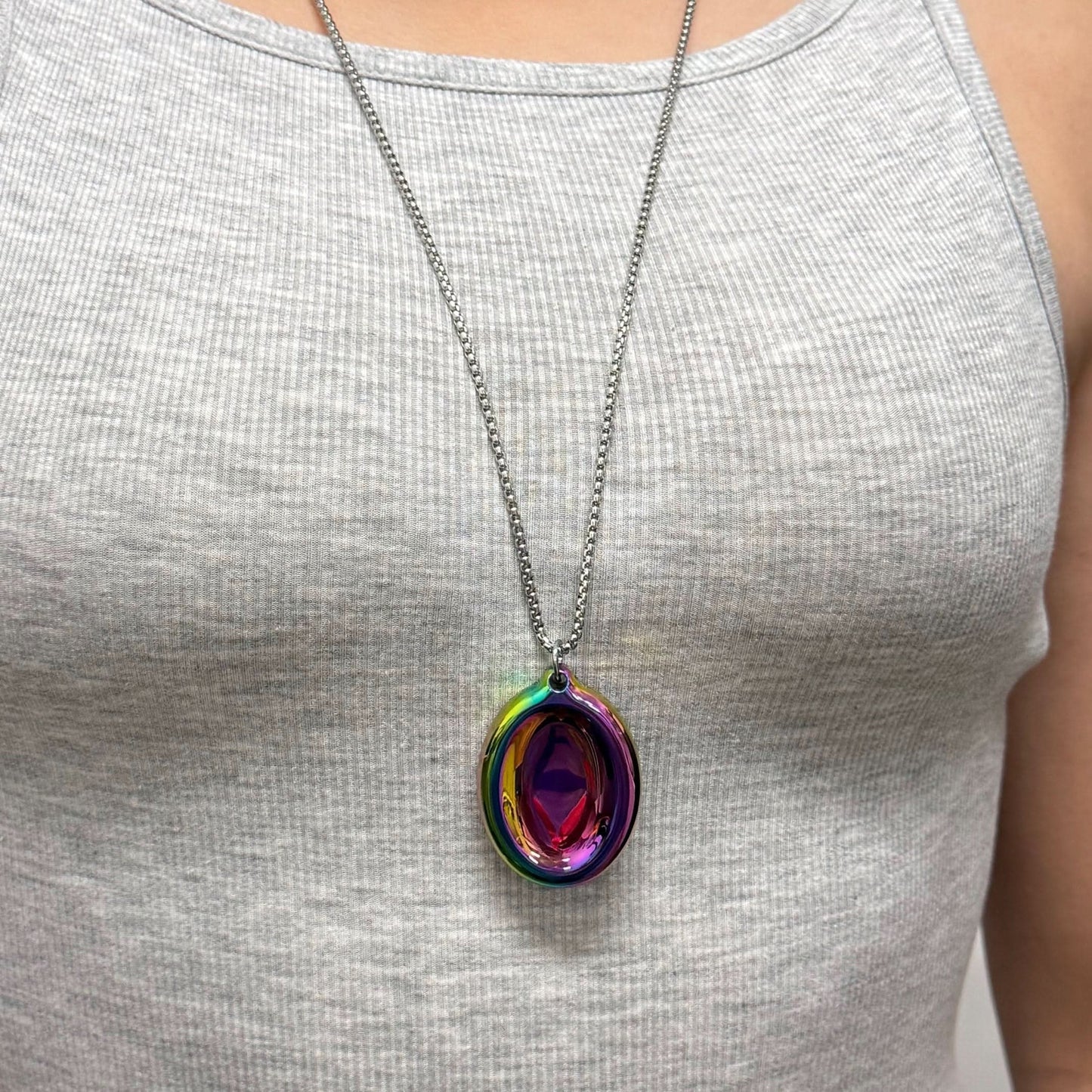 Kaiko groove stone necklace & Keychain duo