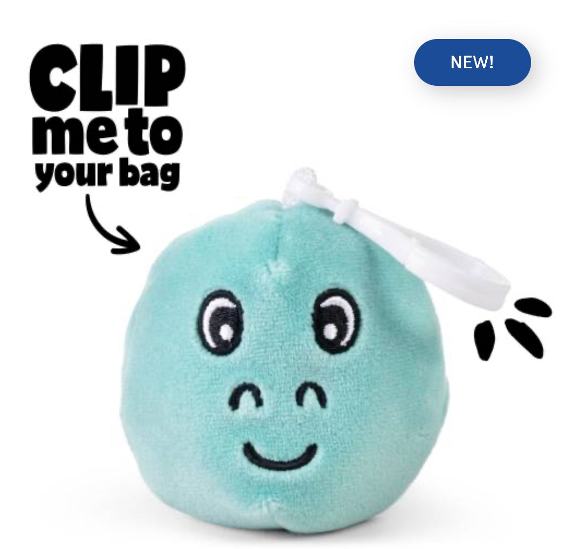 Crunchy Clip & Cuddle Plush Keyrings