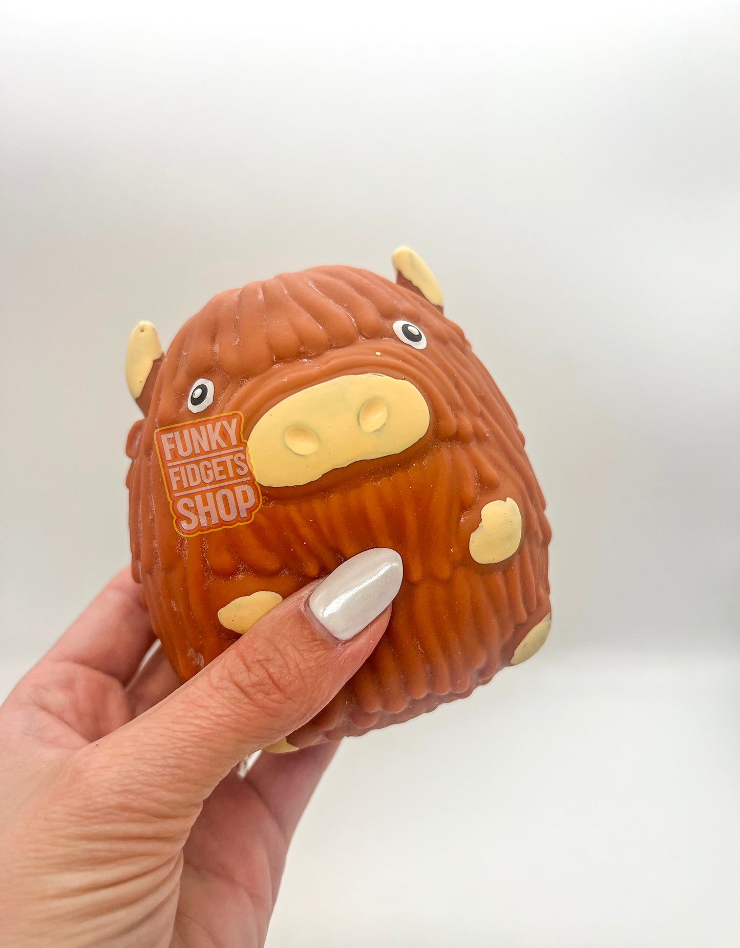 Squidgy mouldable Highland Cow