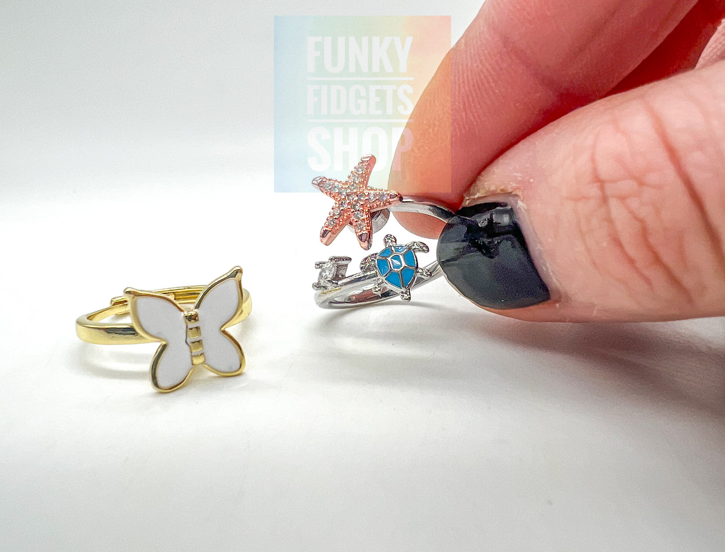 Fidget anxiety rings