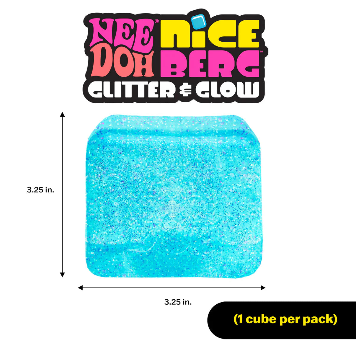 NeeDoh Nice Berg - Glitter & Glow