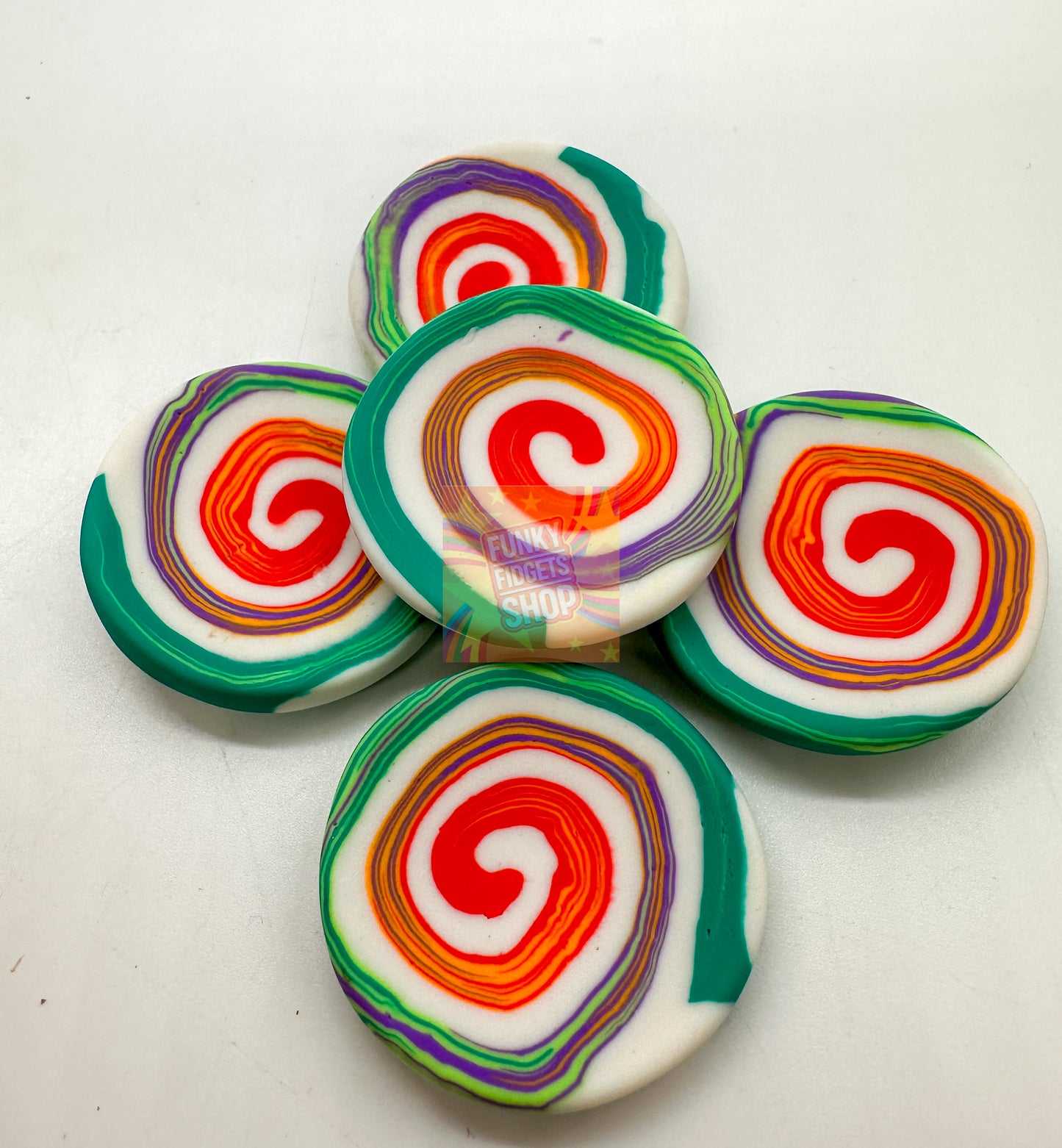 Fidget worry stone - Glow in the dark