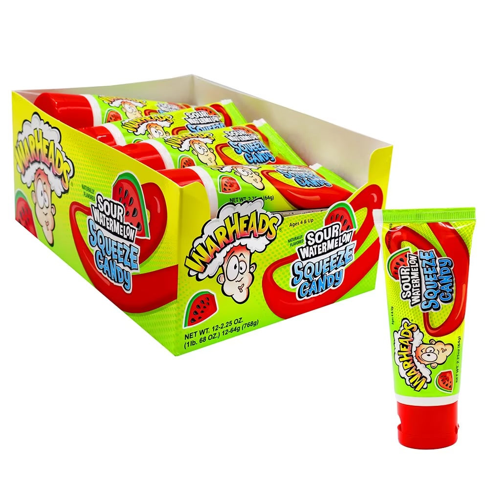 Warheads Squeeze Candy Tube