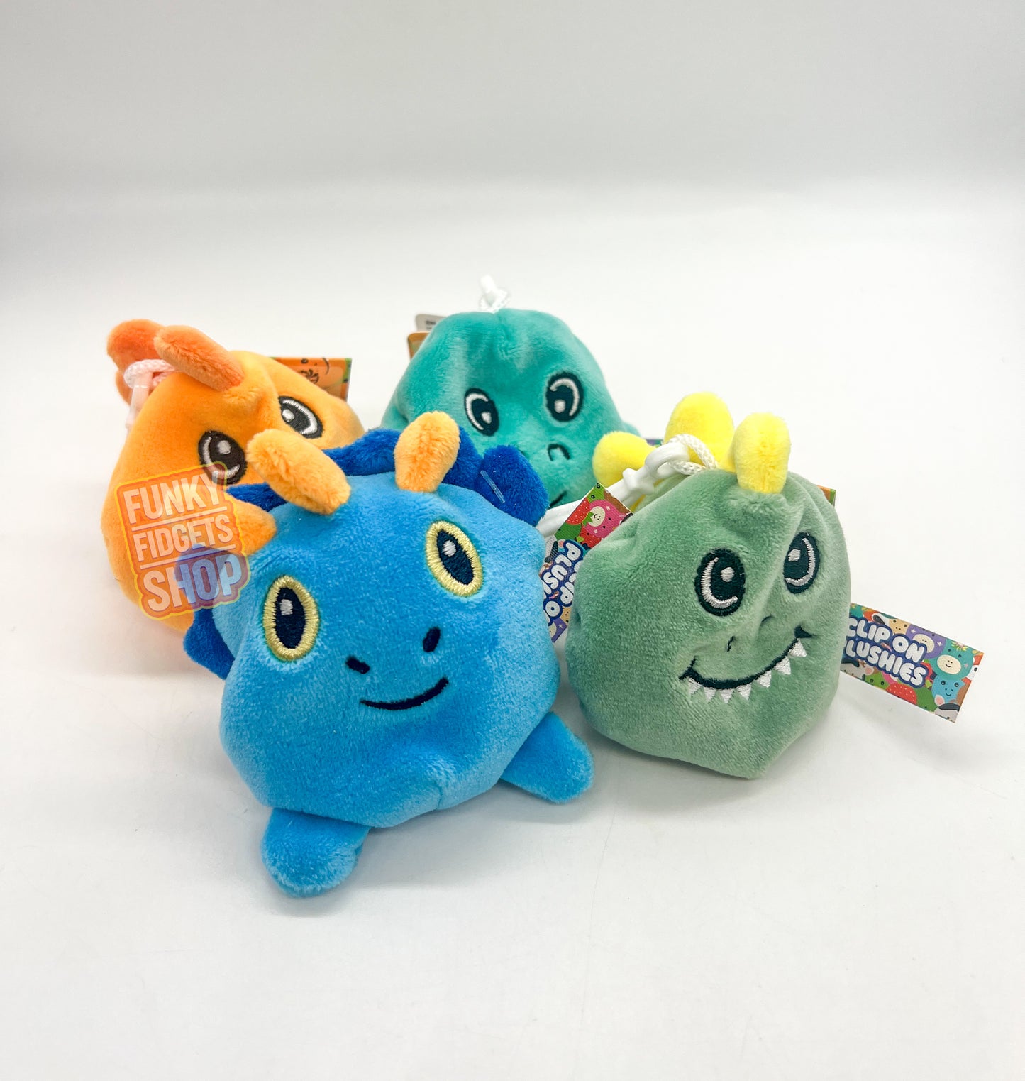 Crunchy Clip & Cuddle Plush Keyrings
