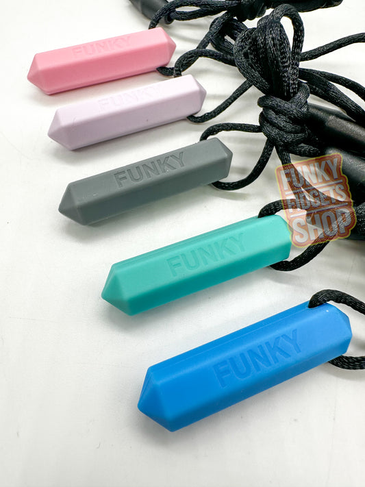 Funky Chew Necklace - Hexagonal