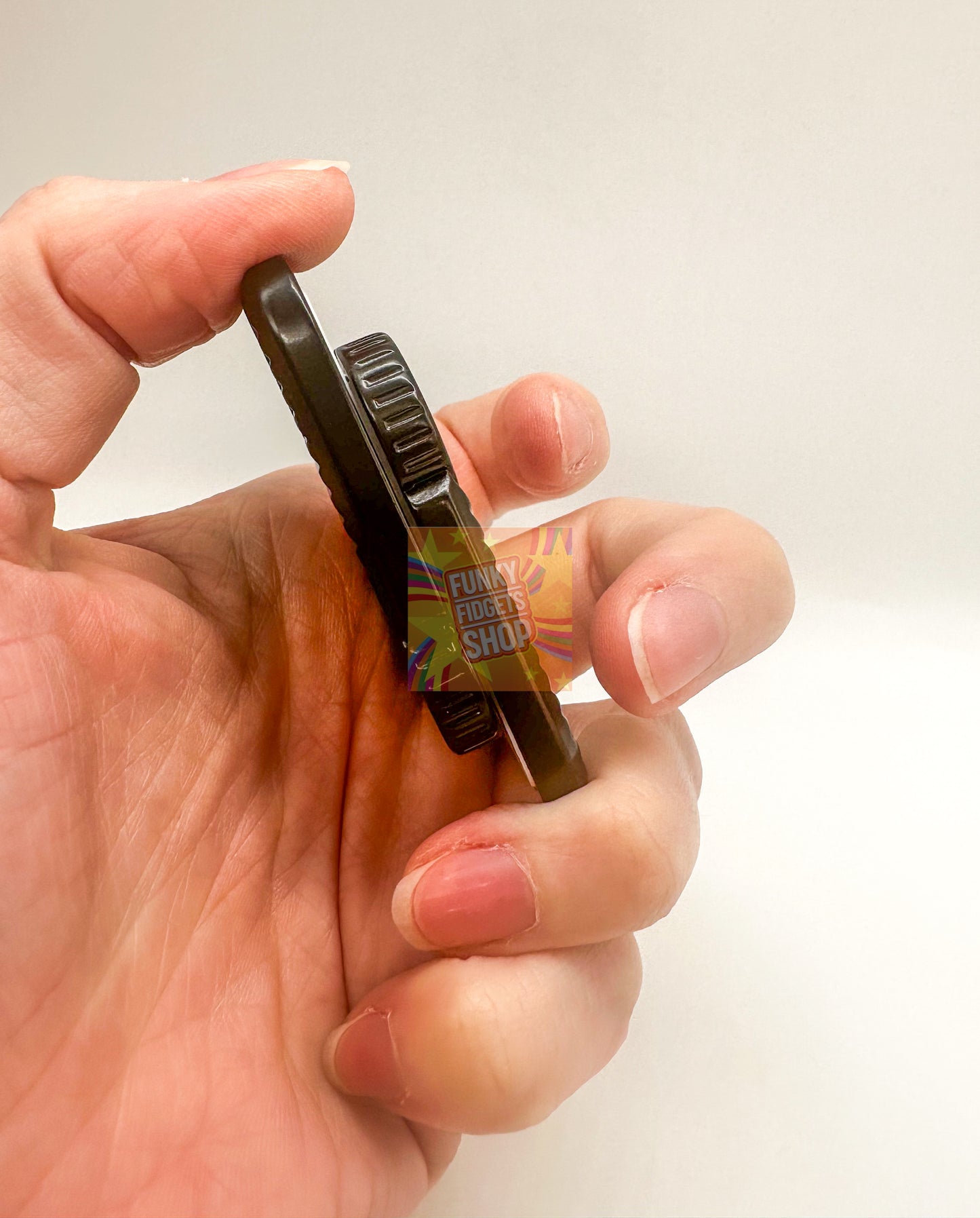Funky metal slide & click