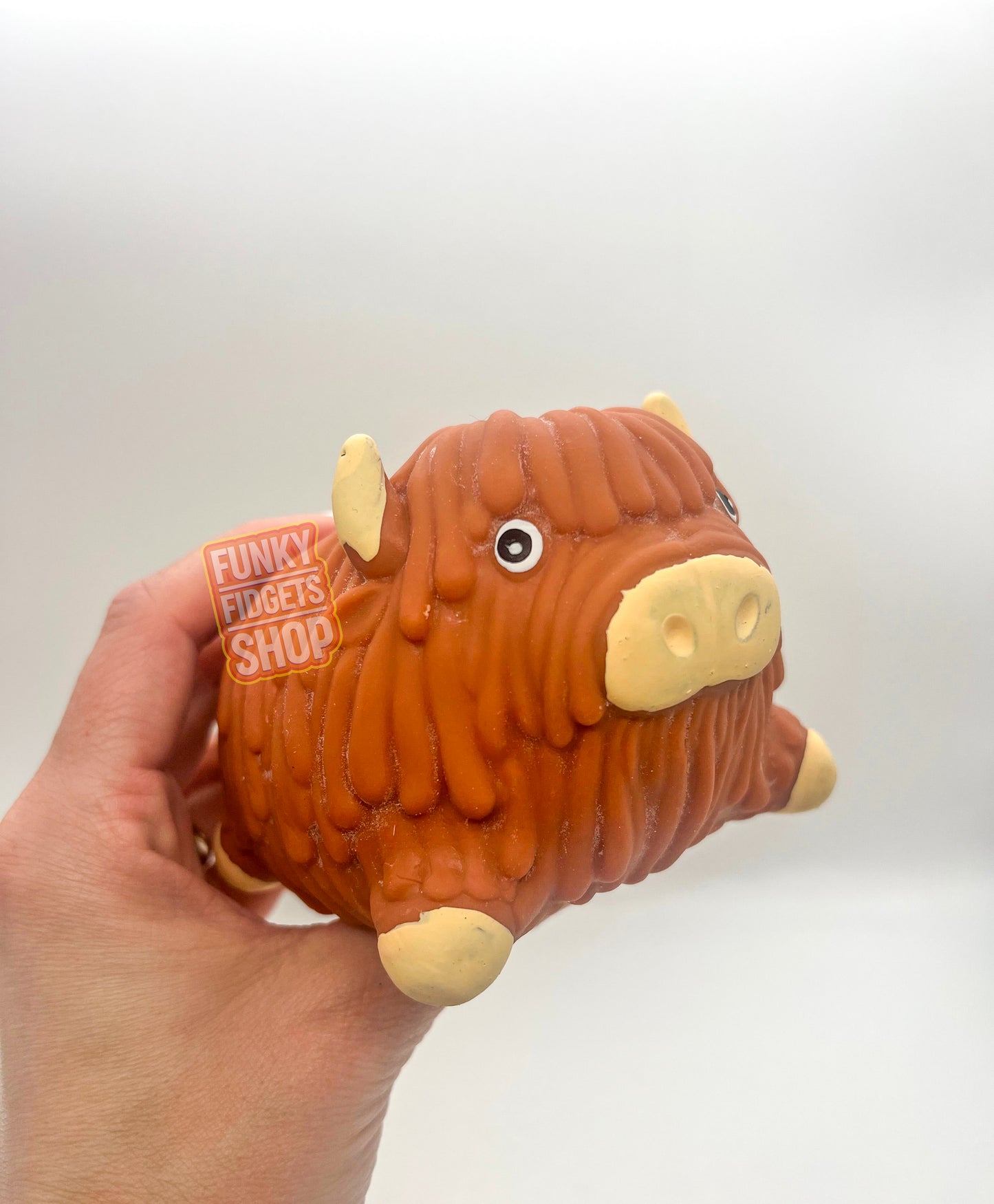 Squidgy mouldable Highland Cow
