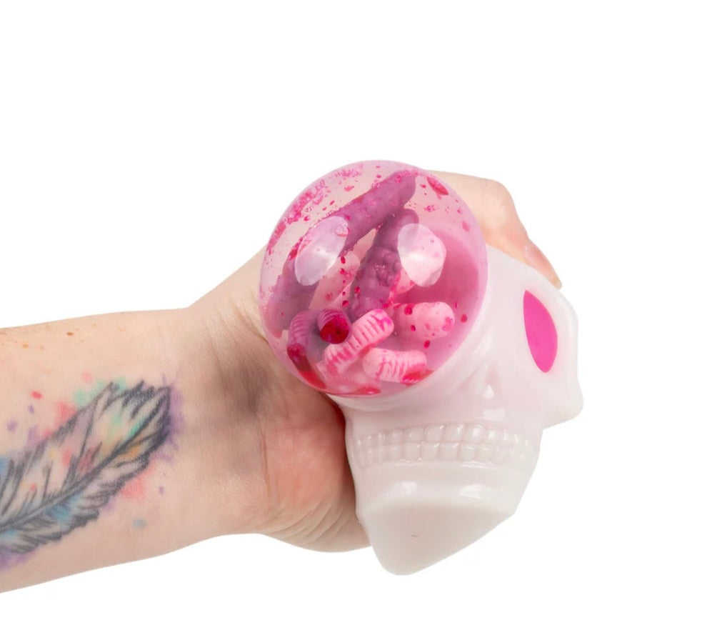 Scrunchems squeezy skull of horrors