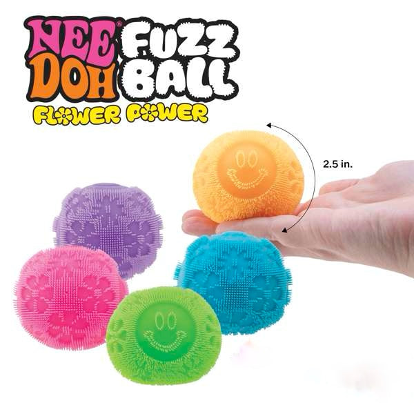 Needoh Fuzz Ball - Flower Power