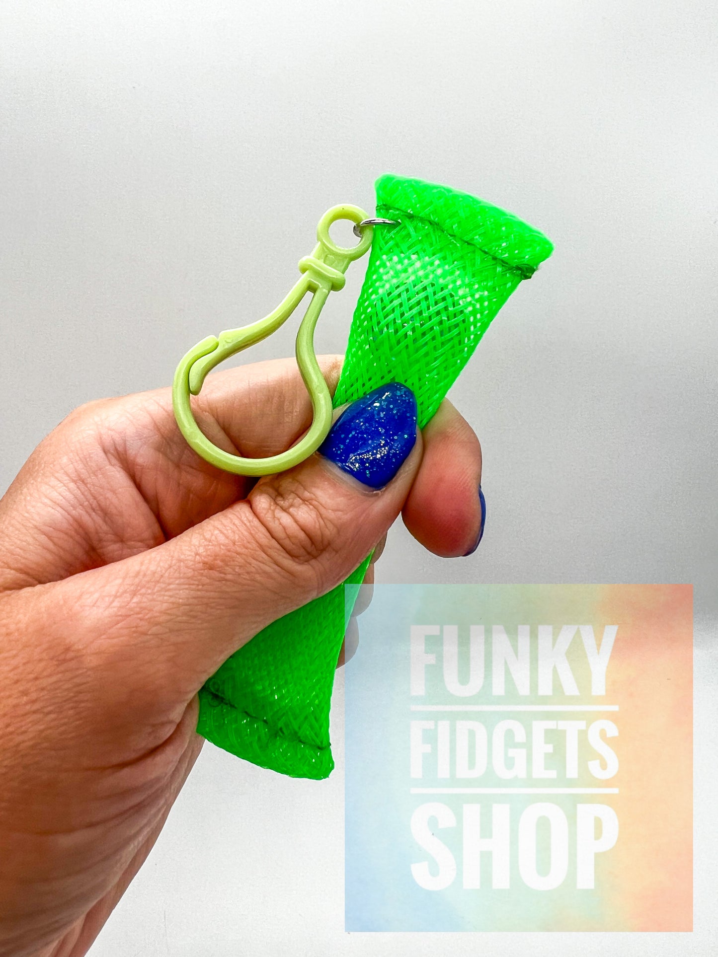 Marble mesh keychain
