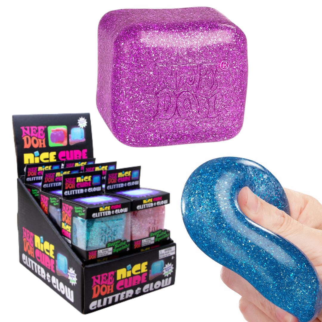 Needoh Nice Cube Glitter & Glow