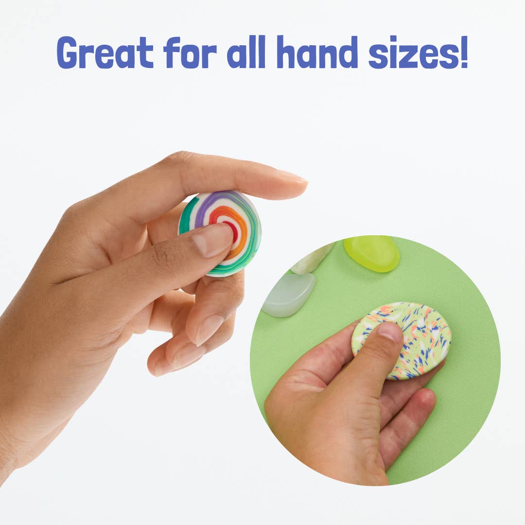 Fidget worry stone - Glow in the dark