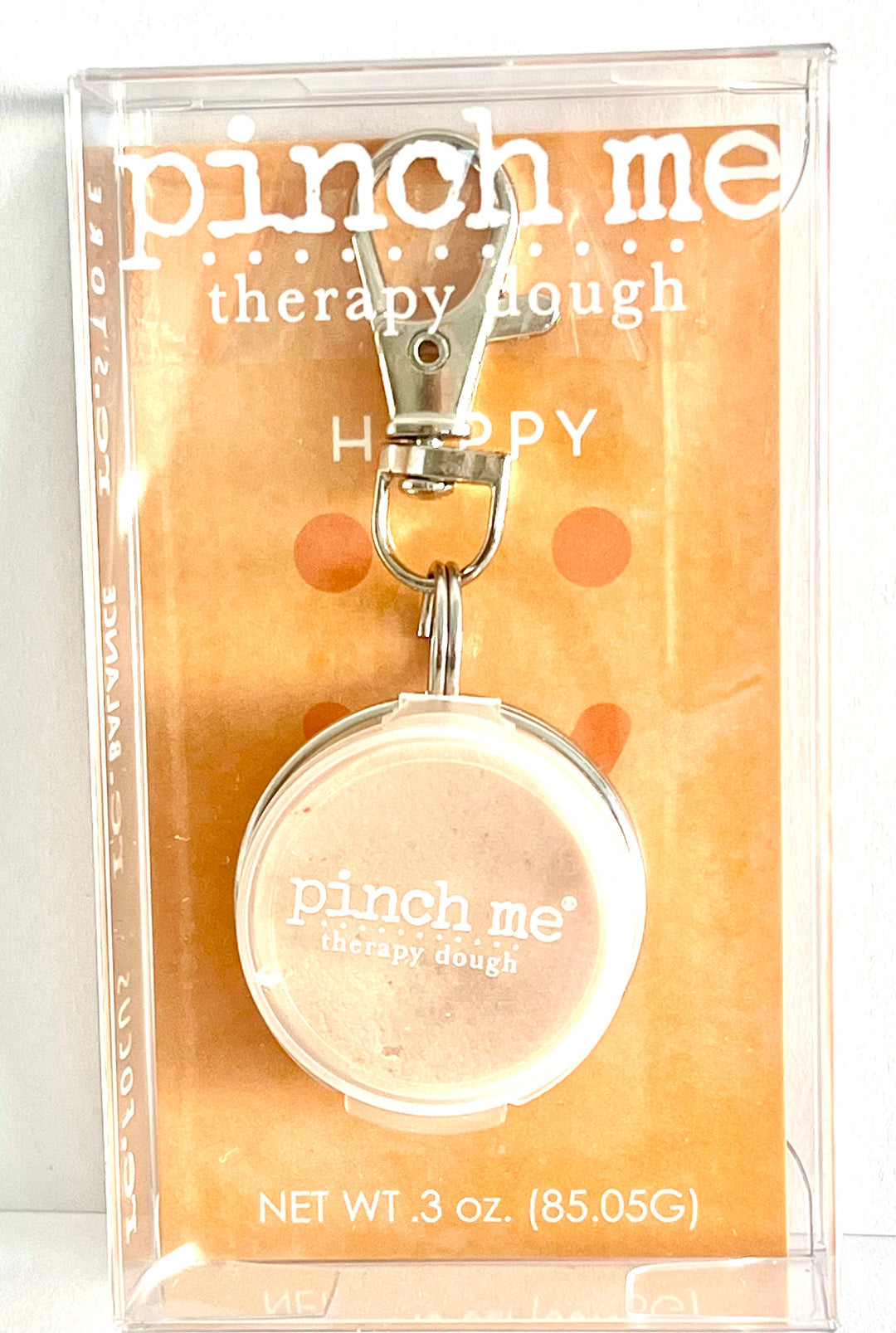 Pinch me therapy dough keychains
