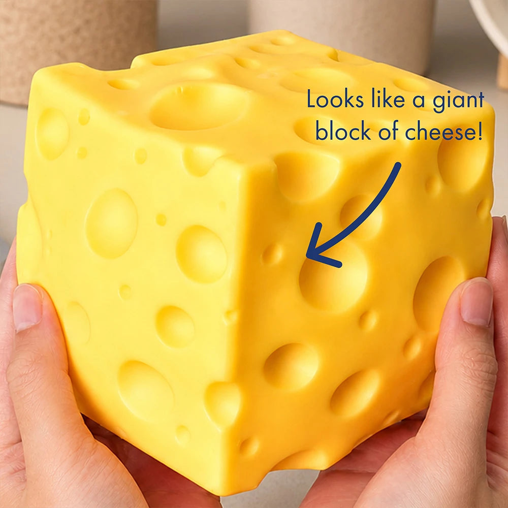 Giant Squishy Cheese Block