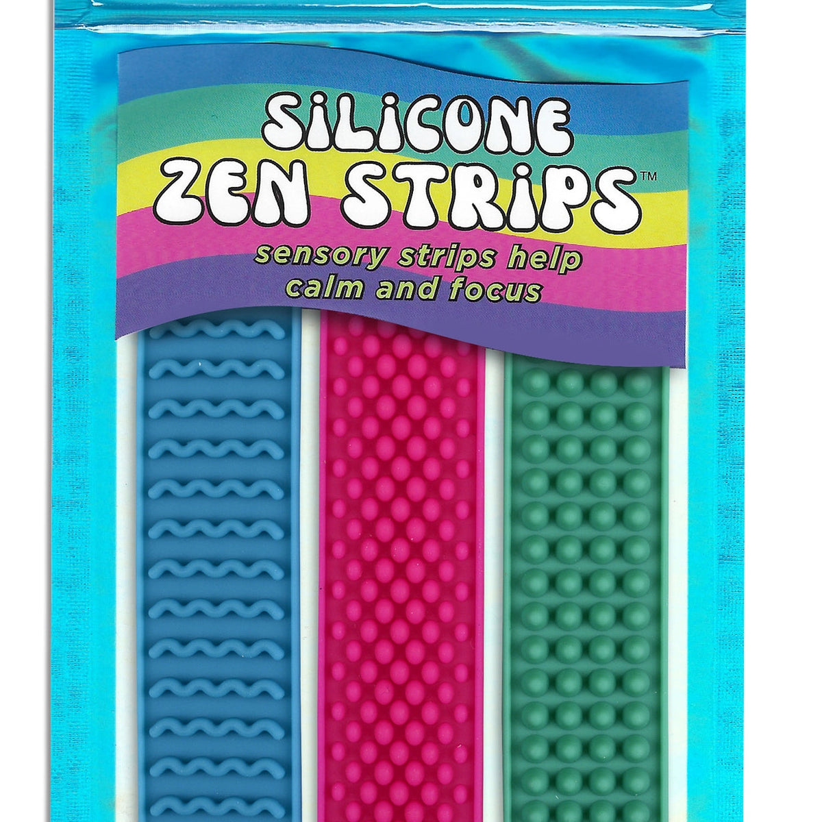 Sensory Zen Strips Textured Silicone Sticker