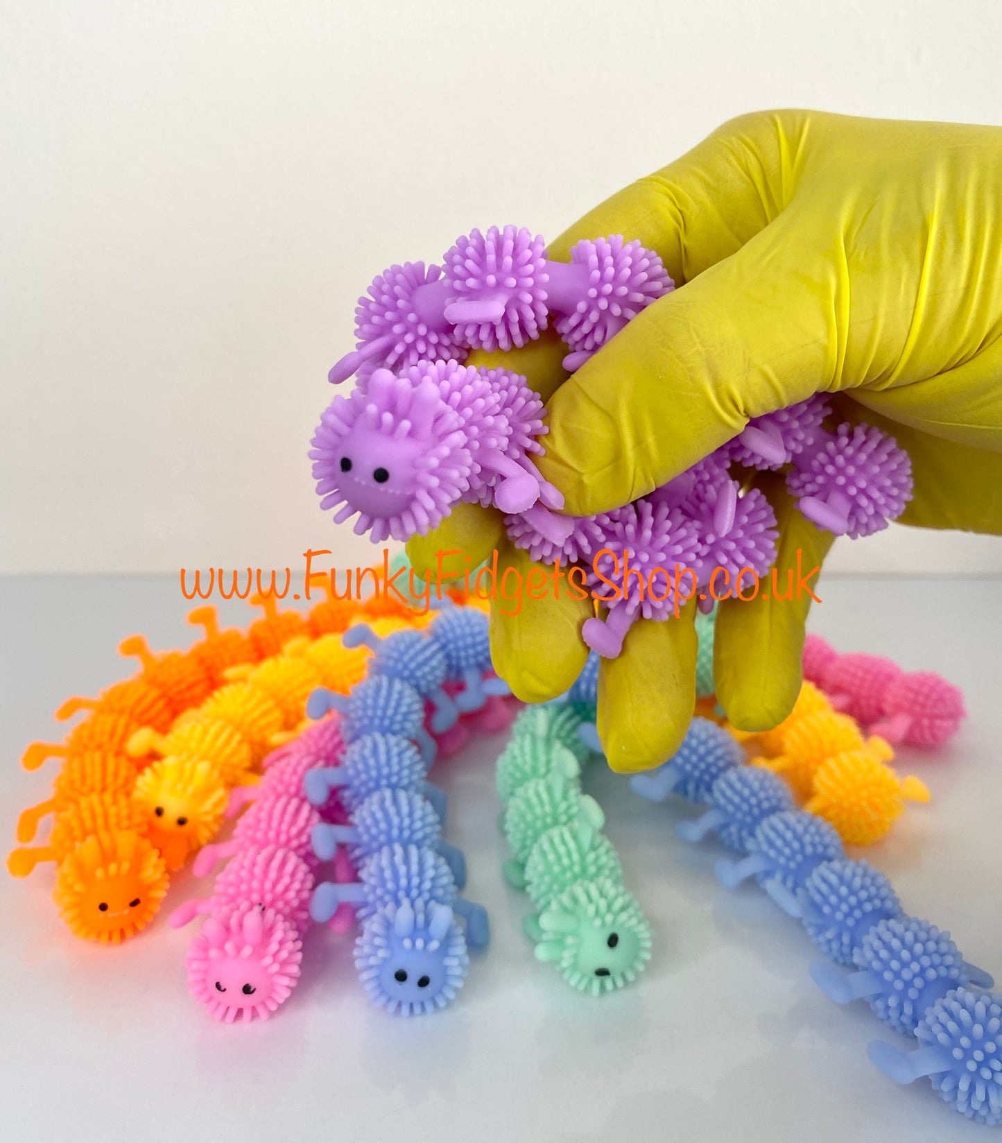 Stretchy caterpillar textured
