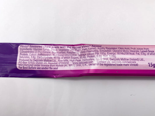 Vimto chew bar