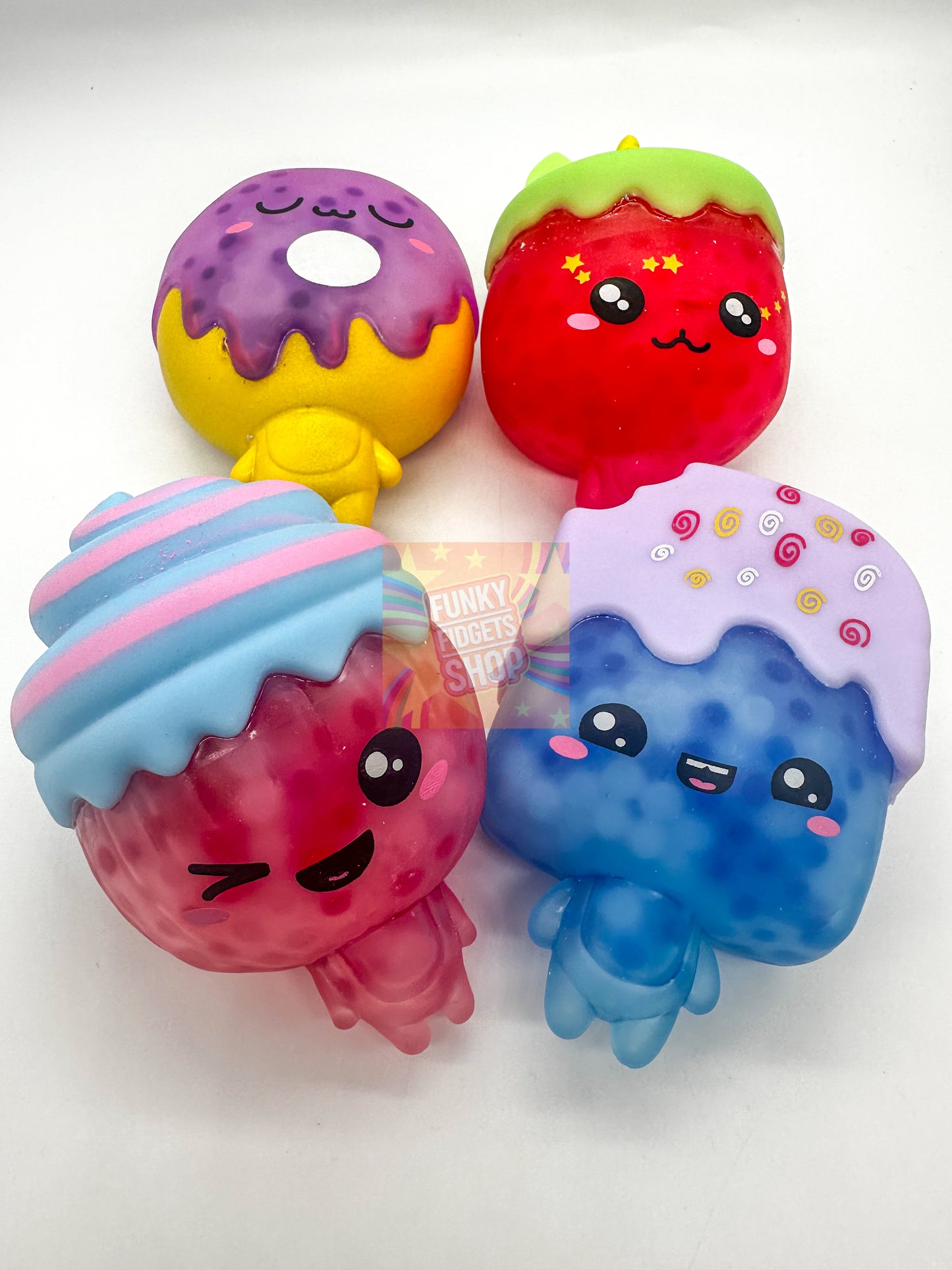 Orb filled fruity lollies