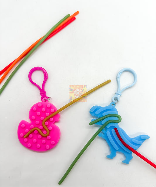 Thread Fidget Keychain