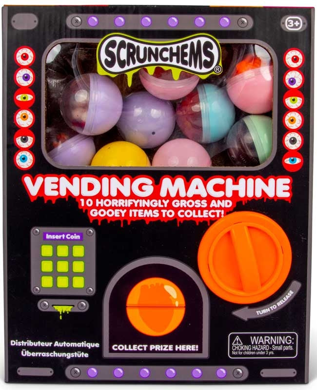 Scrunchems Gross vending machine