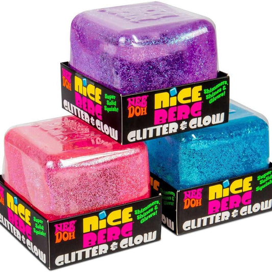 NeeDoh Nice Berg - Glitter & Glow