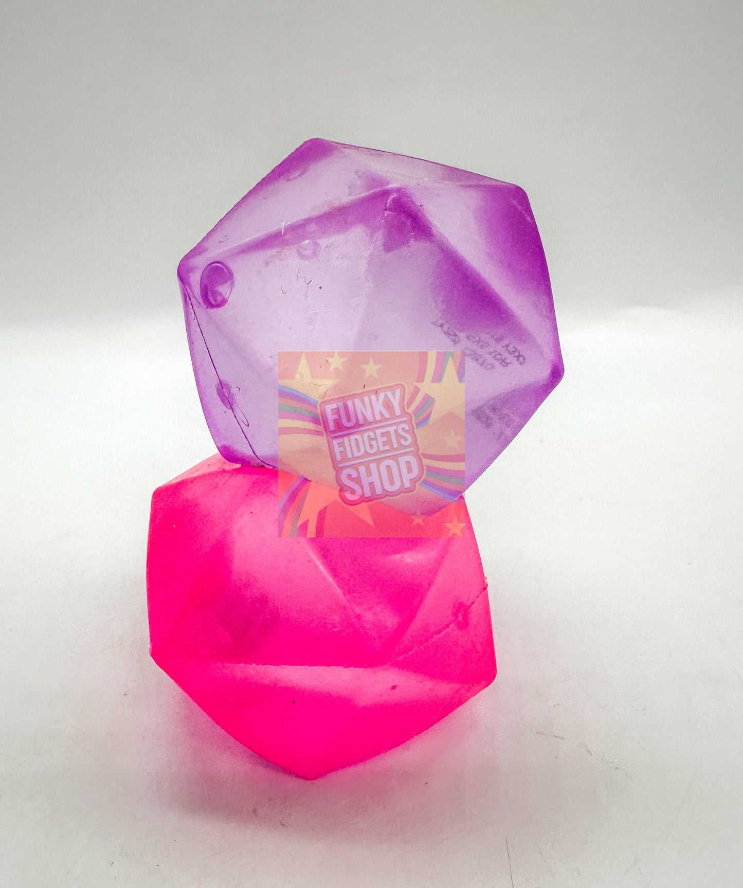 Diamond sugar filled stress ball